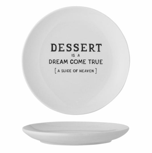 Fat Wendy, dessertfat vit med text