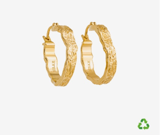 Örhängen, Montagna Hoops ,guld