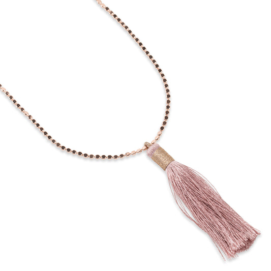 Scarlet halsband Rosa långt