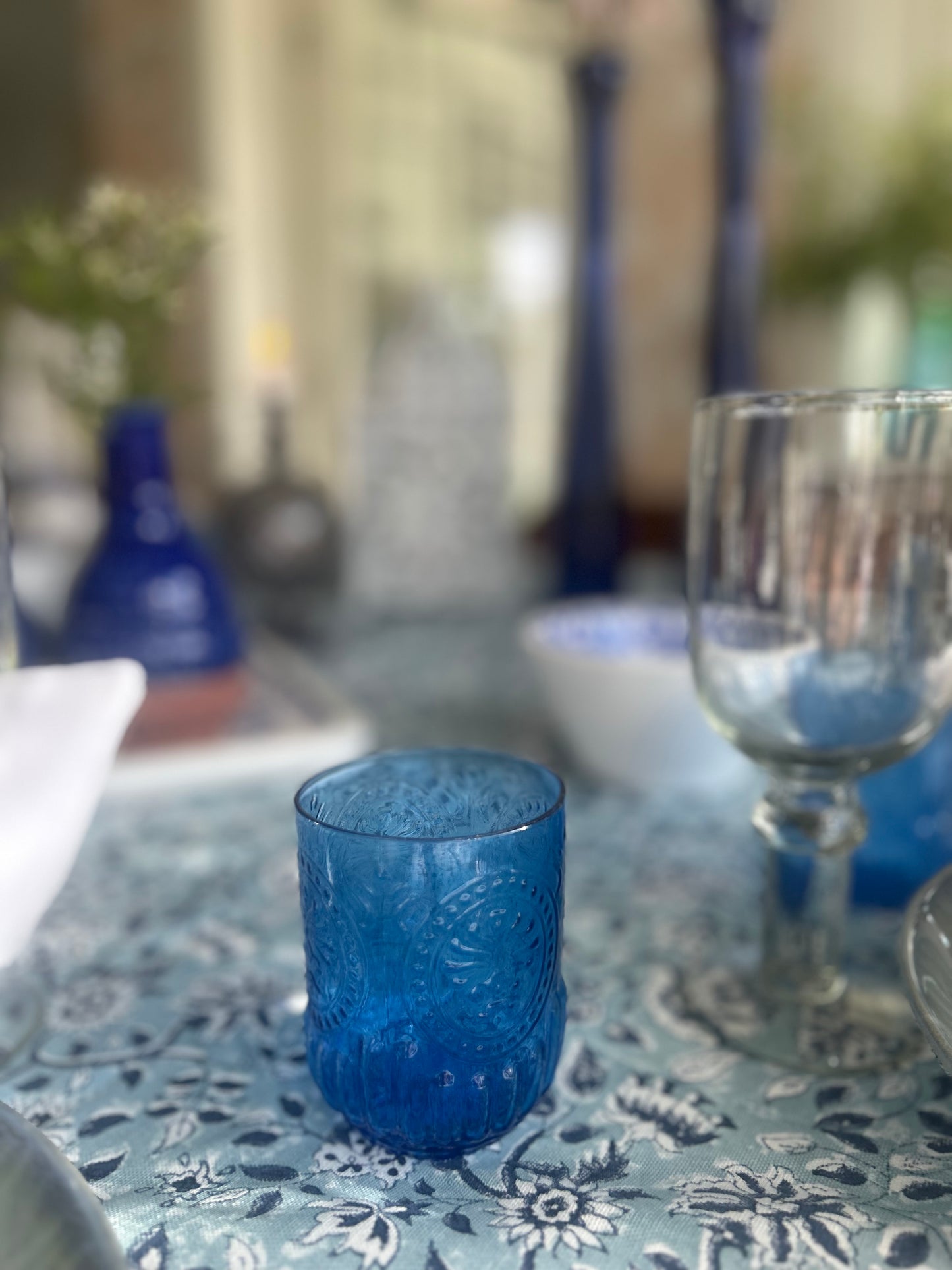 Glas Maya, blå, 4-pack
