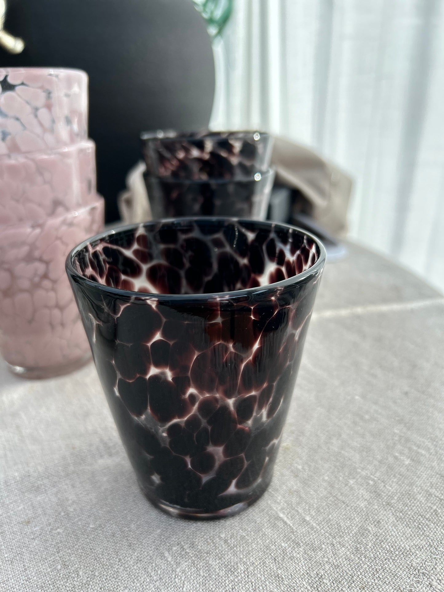 Glas Milano brunfärgat, 6-pack