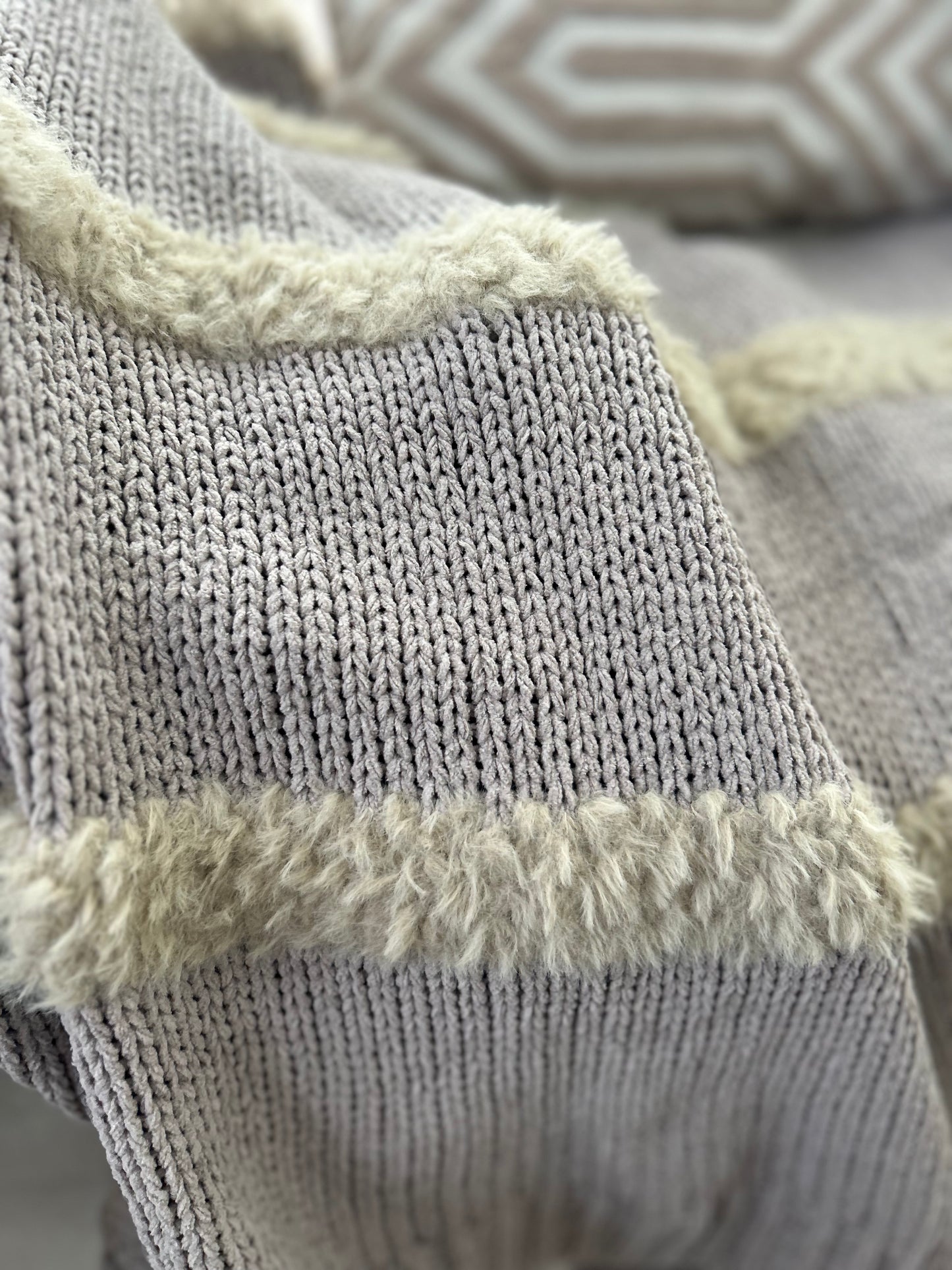 Filt Katleen Grå/beige