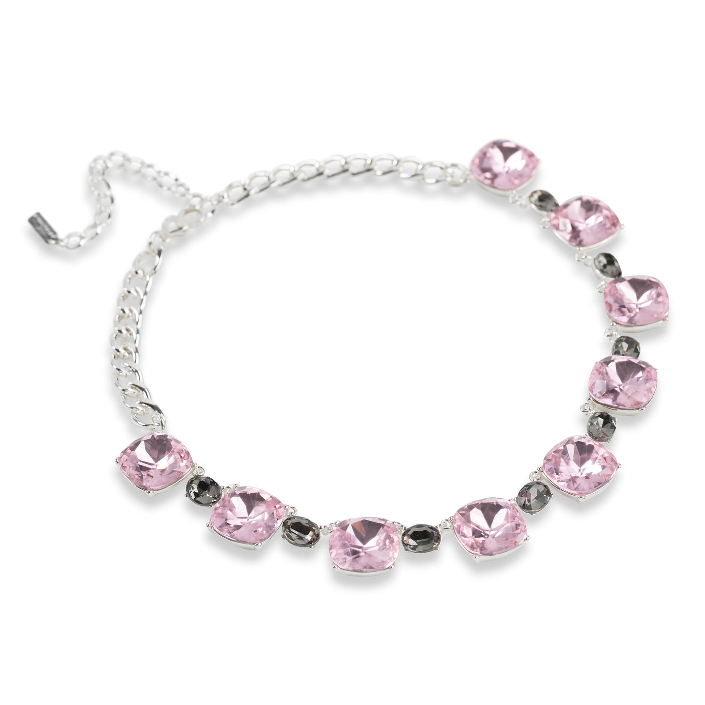Kate halsband rosa kristaller