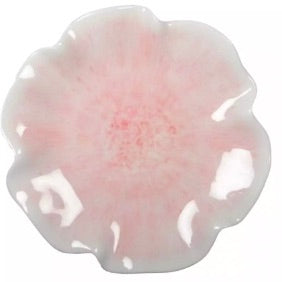 Tallrik av hård plast, rosa