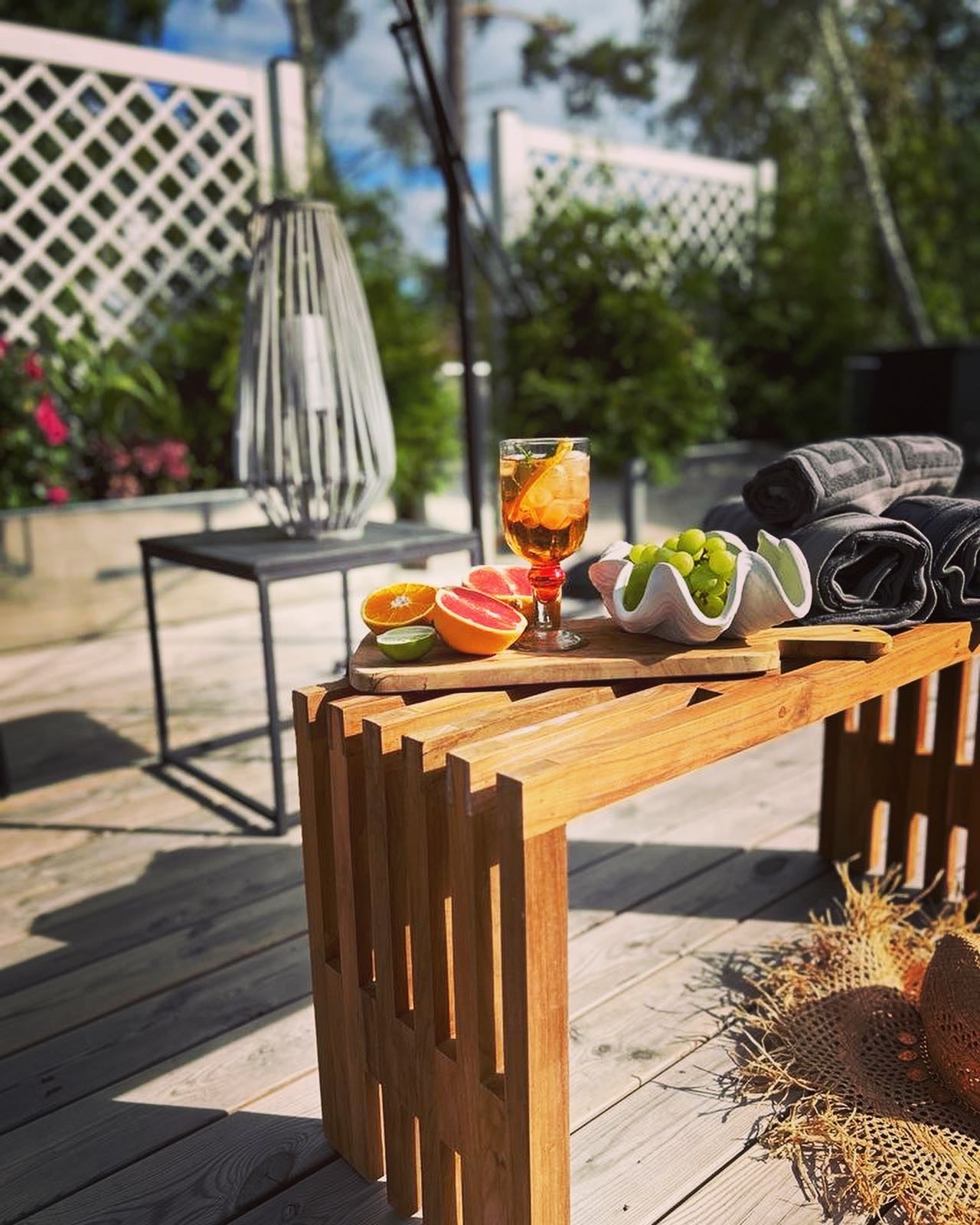 Bänk Benidorm i teak