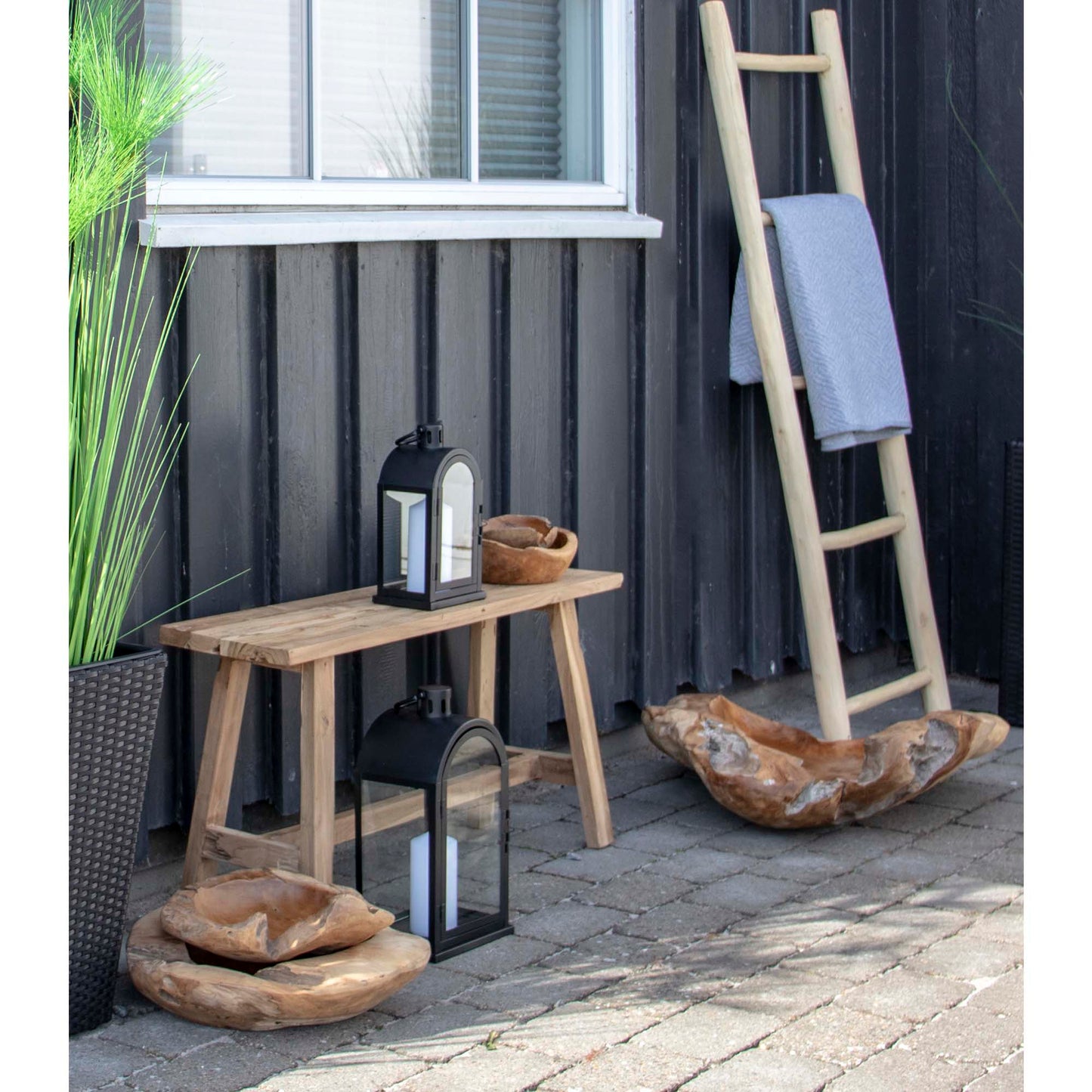 Teak skål Rio, XXL