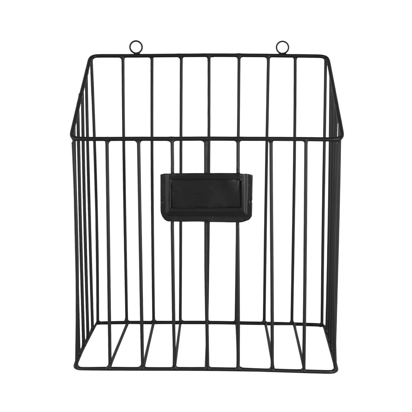 Tidningskorg Svart
