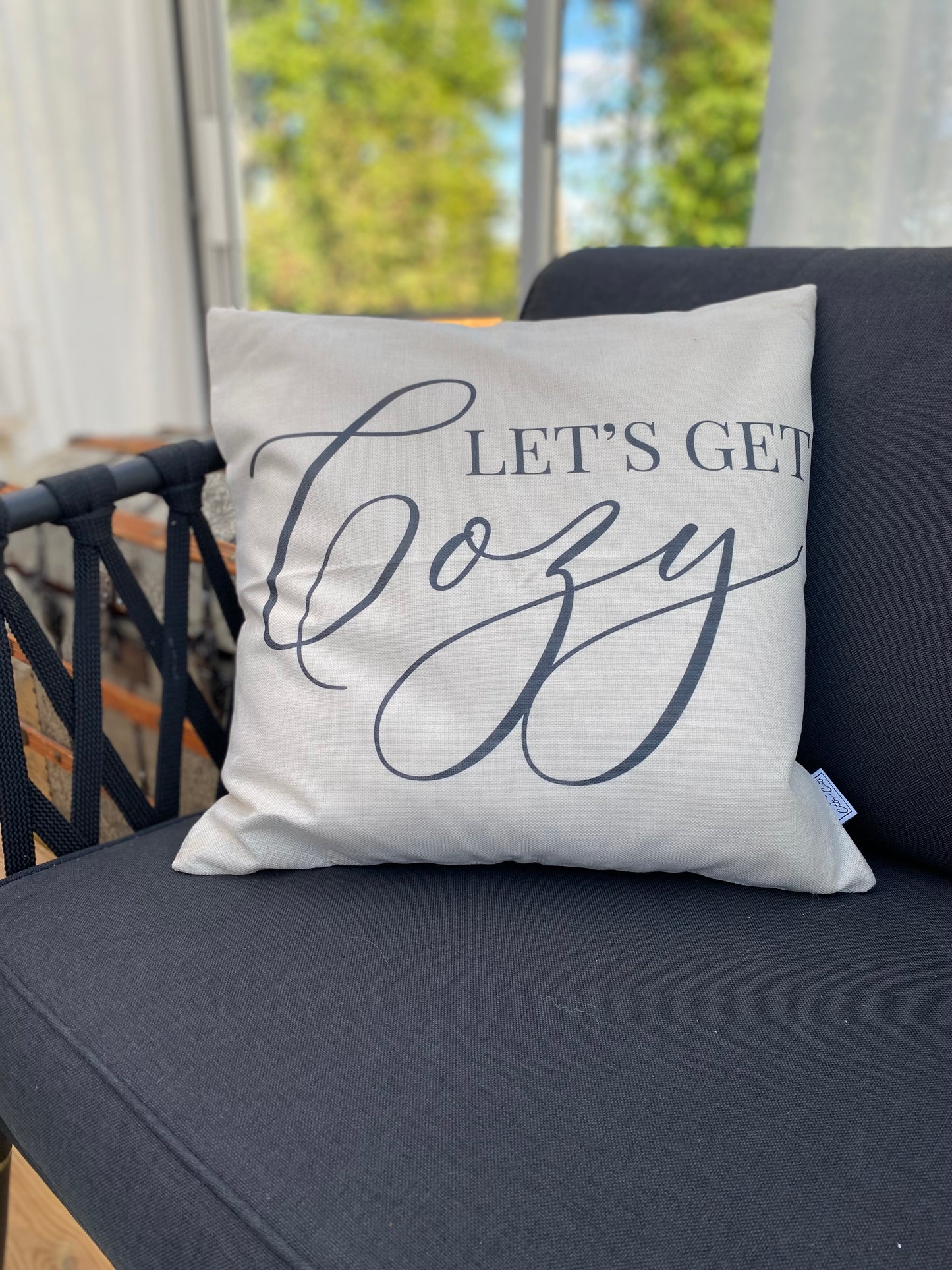 Kuddfodral "Let´s get cozy"