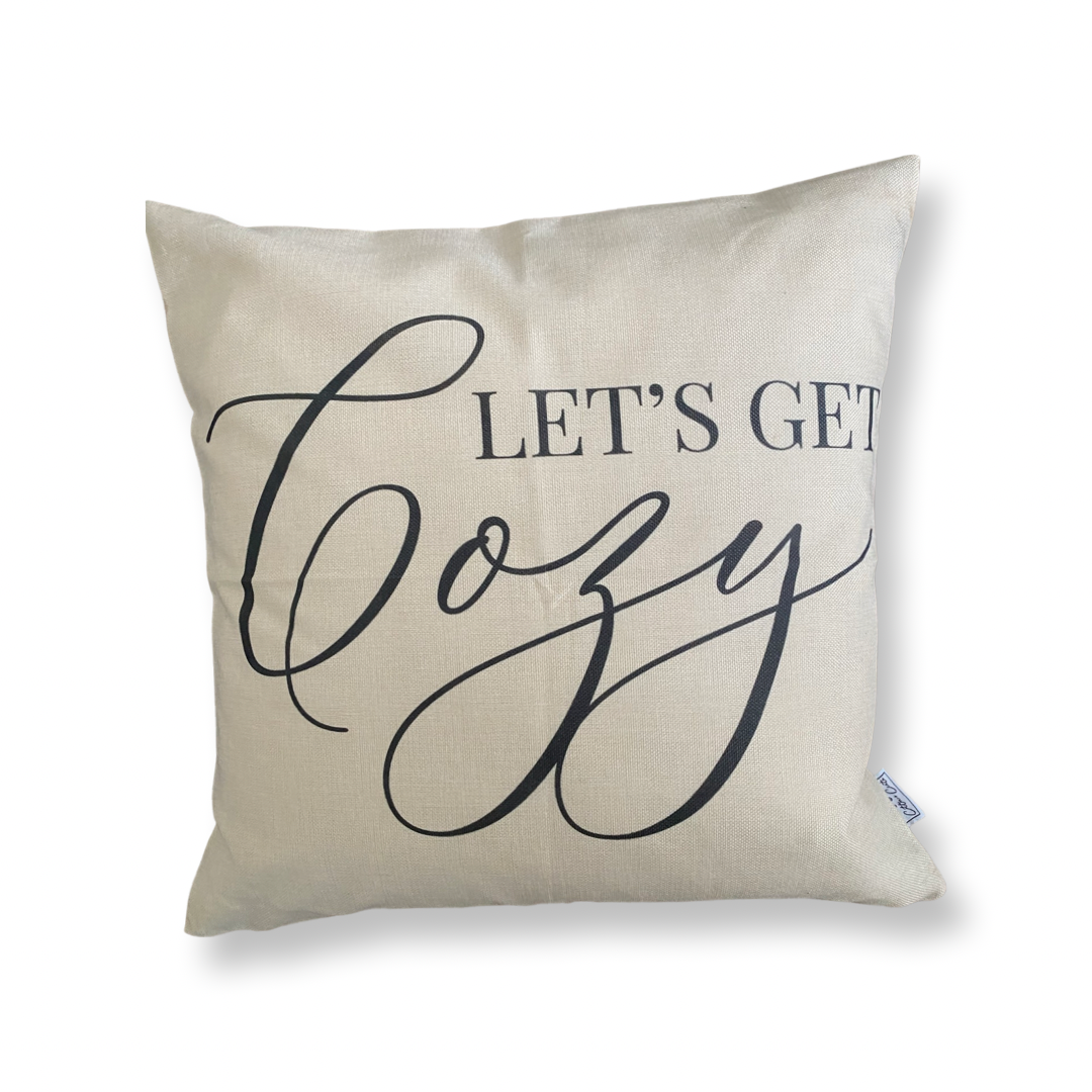 Kuddfodral "Let´s get cozy"