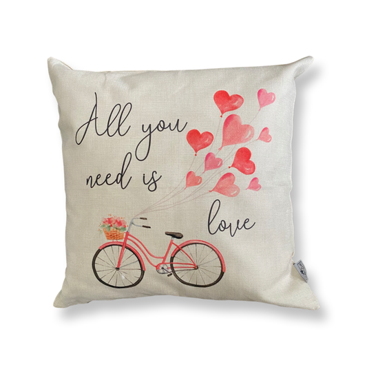 Kuddfodral "All you need is love"