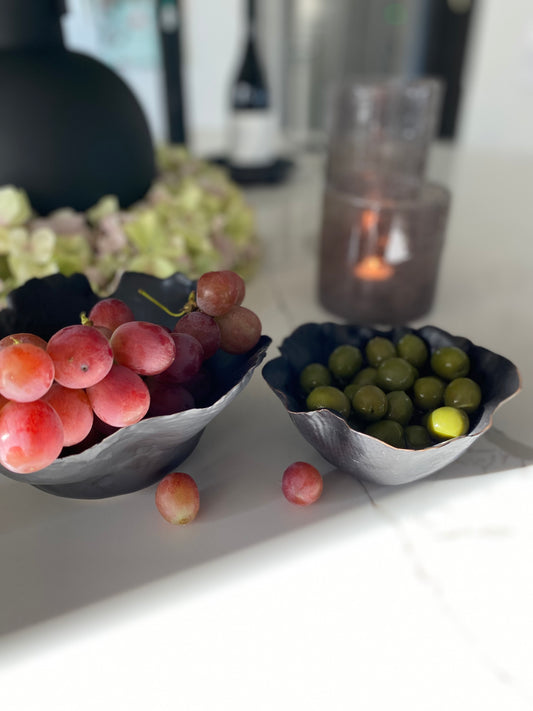 Skål Ema, svart, set om 2 st