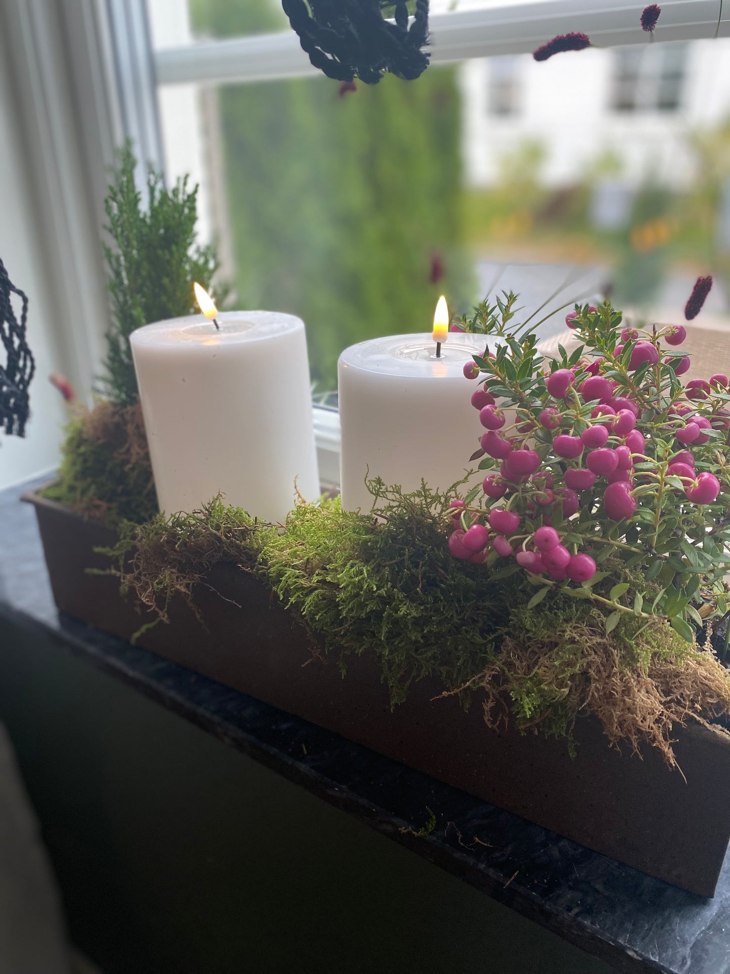 Planteringslåda/ljusstake Ragna i rost Small