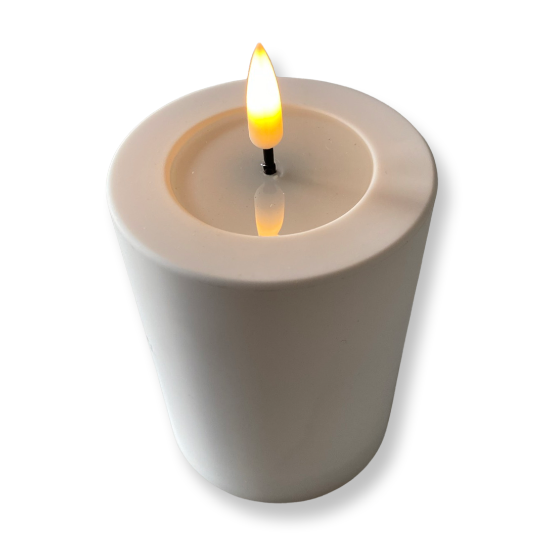 Utomhusljus LED, 10x10cm vita