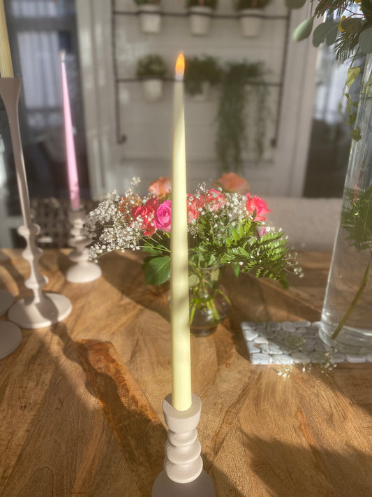 LED ljus, gula, höga 38 cm 2-pack