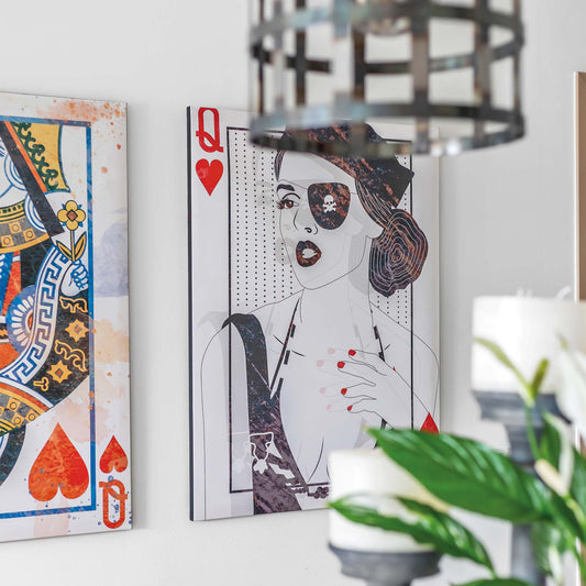 Tavla Queen of Hearts Pirate-style