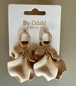 Örhänge Beige silk