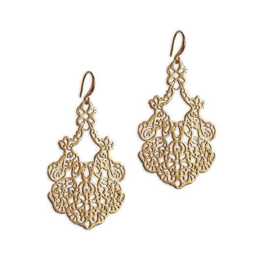 Örhänge Casablanca guldfärgat