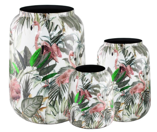 Zink kruka Kaj Flamingo mellan