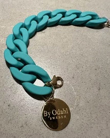 Armband kedja turkosfärgat