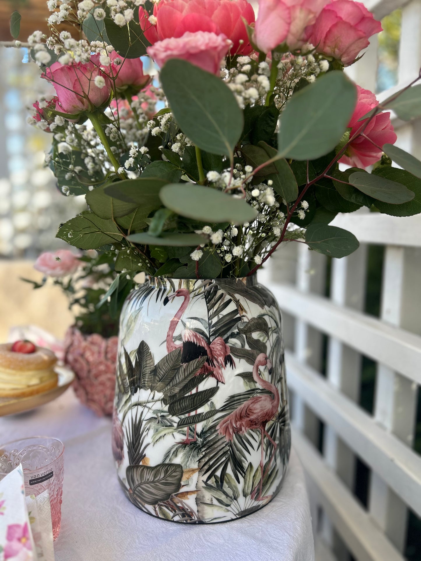 Zinkkruka Kaj Flamingo liten