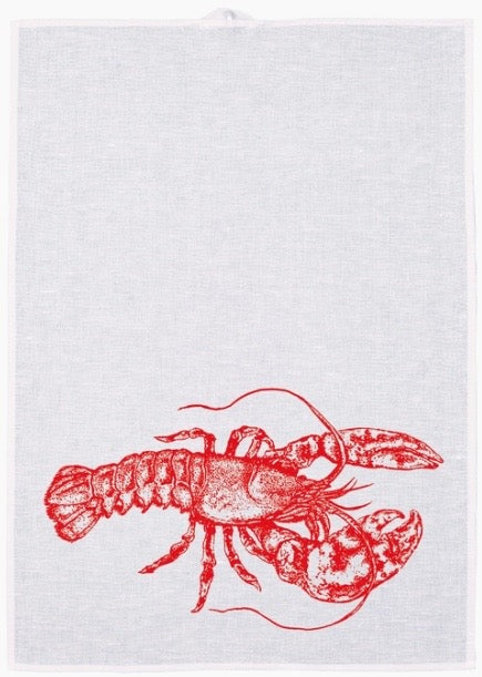 Handduk med Lobster motiv